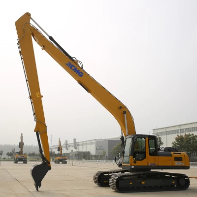XE270DLL Excavator with a long boom reach