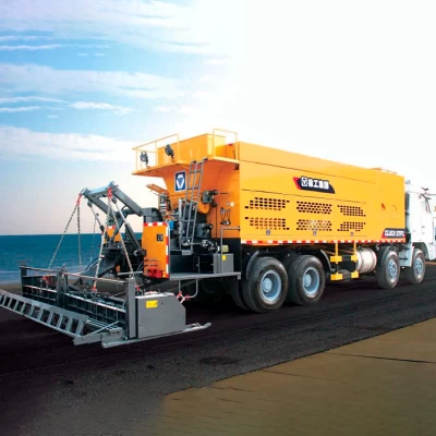 XF1003 Truck-based paver of a protective layer of bitumen-emulsion mixture